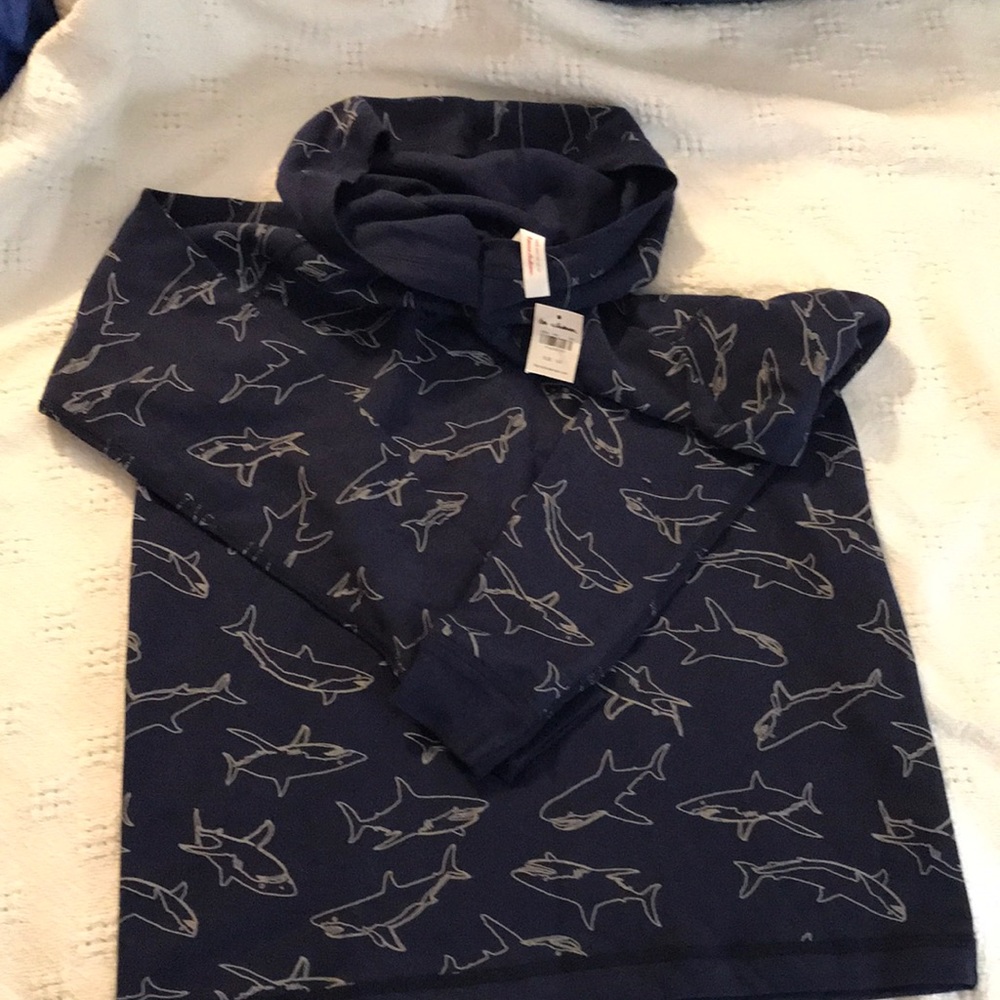 Super Soft Navy Reversible Hoodie NWT - Size 160 or 14-16 (teen)